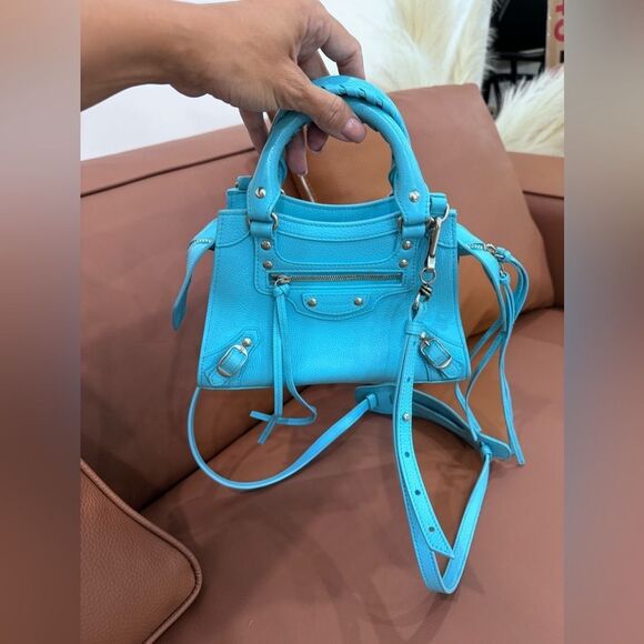 BALENCIAGA Mini Neo Classic City Leather Bag - Picture 2 of 6